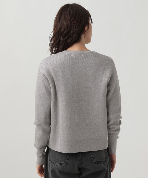 Elura（エルーラ）の「ラメリブニットカーディガン／104277（カーディガン/ボレロ・レディース・ベージュ/ライトグレー・FREE）」の14枚目の写真