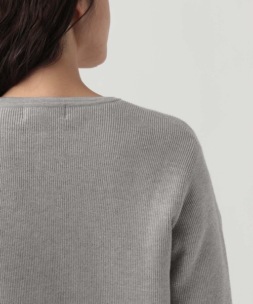 Elura（エルーラ）の「ラメリブニットカーディガン／104277（カーディガン/ボレロ・レディース・ベージュ/ライトグレー・FREE）」の15枚目の写真