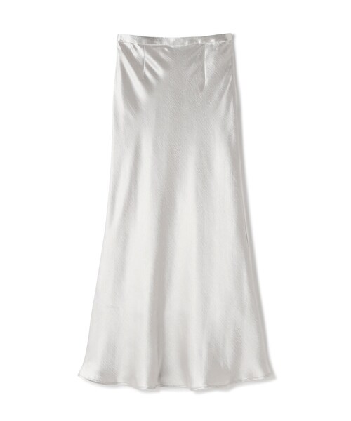 NATURAL BEAUTY BASIC（ナチュラルビューティーベーシック）の「◇メタルサテンナロースカート（スカート・レディース・グレー/ブルー・MEDIUM）」の7枚目の写真