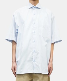 HIGHLIGHT STUDIO（ハイライトスタディオ）の「【HIGHLIGHT STUDIO】 COTTON TWILL SHORT SLEEVES OVERSIZE SHIRT（シャツ/ブラウス）」