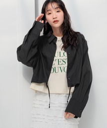 ドロストクロップドシャツＬＳ 996959