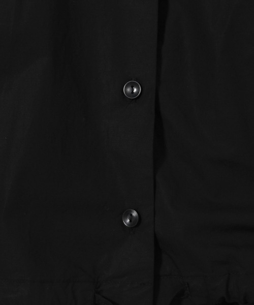 LOWRYS FARM（ローリーズファーム）の「ドロストクロップドシャツＬＳ 996959（シャツ/ブラウス・レディース・ホワイト/ブラック/ライトブルー・FREE）」の20枚目の写真