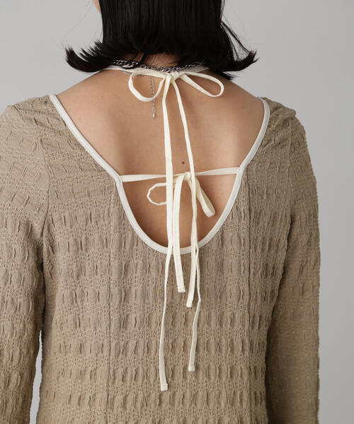 FREE'S MART(フリーズマート)の「カットアウトホルターネックワンピース(ワンピース・レディース・ブラック/ベージュ・MEDIUM/SMALL)」の21枚目の写真