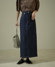 SALON adam et rope' | 【WEB限定】リメイクライクデニムスカート【洗える】(デニムスカート)
