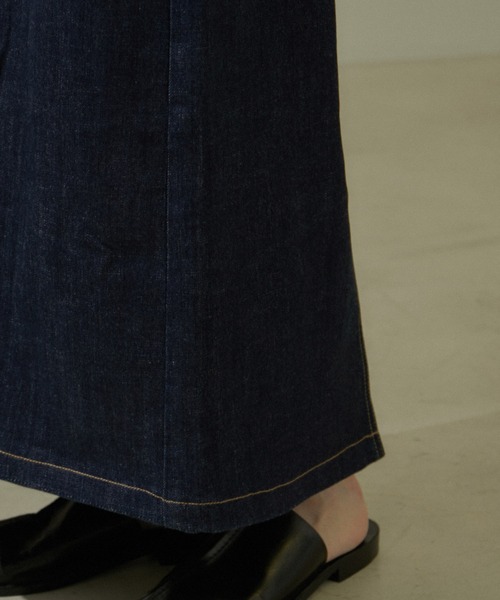 SALON adam et rope'(サロン アダム エ ロペ)の「【WEB限定】リメイクライクデニムスカート【洗える】(デニムスカート・レディース・サックスブルー/ブルー系その他4/グレー・S/M)」の10枚目の写真