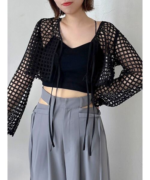 dazzlin（ダズリン）の「カップ付キャミ（キャミソール・レディース・オフホワイト/ブラック/ベージュ/ピンク・FREE）」の2枚目の写真