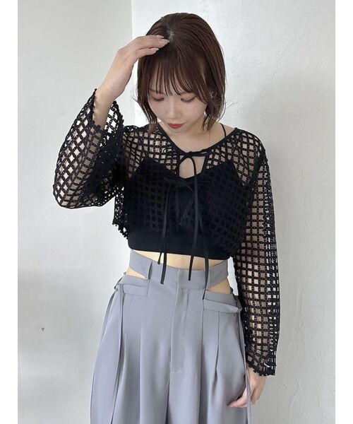 dazzlin（ダズリン）の「カップ付キャミ（キャミソール・レディース・オフホワイト/ブラック/ベージュ/ピンク・FREE）」の20枚目の写真