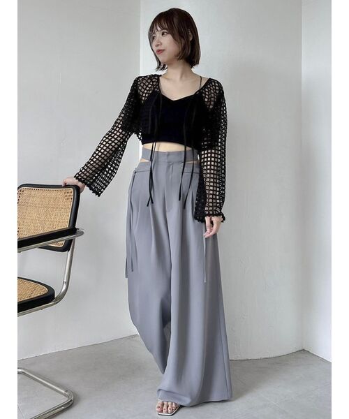 dazzlin（ダズリン）の「カップ付キャミ（キャミソール・レディース・オフホワイト/ブラック/ベージュ/ピンク・FREE）」の11枚目の写真