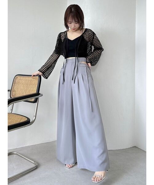 dazzlin（ダズリン）の「カップ付キャミ（キャミソール・レディース・オフホワイト/ブラック/ベージュ/ピンク・FREE）」の12枚目の写真