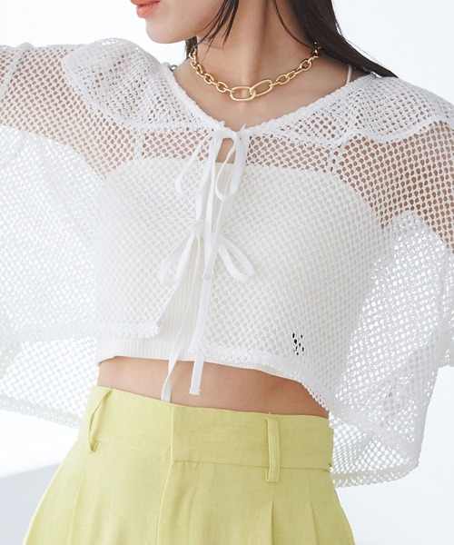 VIS(ビス)の「【選べる着丈】カップ付きロゴ刺繍Wストラップキャミソール【洗える】(キャミソール・レディース・ブラック/オフホワイト/ホワイト・FREE/FS)」の3枚目の写真