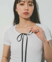 リボンコンパクトチビTシャツ