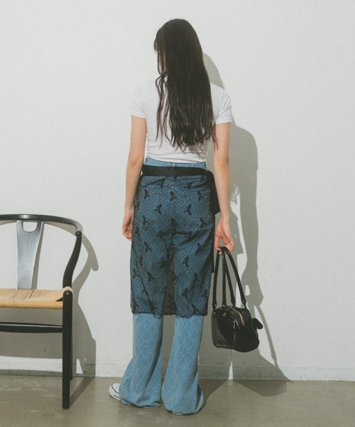 VANNIE U(ヴァニーユー)の「リボンコンパクトチビTシャツ(Tシャツ/カットソー・レディース・ブラック/グレー/ホワイト・FREE)」の18枚目の写真