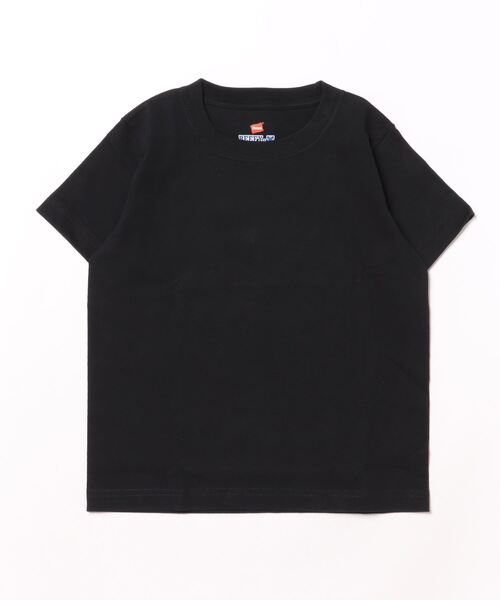 HANES（ヘインズ）の「【HANES/ヘインズ】BEEFY-T KIDSＴシャツ H5380 ビーフィー　Tシャツ　無地　キッズ ヘビーウェイト（Tシャツ/カットソー・キッズ・ブラック/ホワイト・160cm/120cm/140cm）」の2枚目の写真