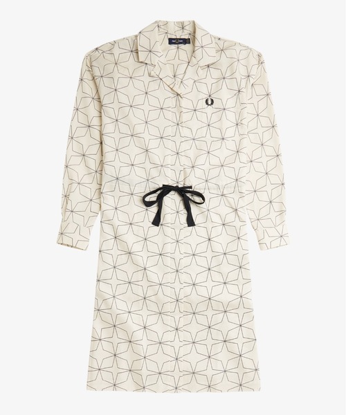 FRED PERRY(フレッドペリー)の「Geometric Print Shirt Dress FRED PERRY(フレッドペリー)の「Geometric Print Shirt Dress