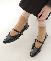 メリージェーンローヒール パンプス