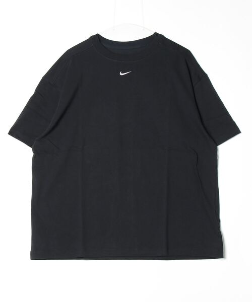 NIKE（ナイキ）の「ナイキ NIKE ナイキ  NSW エッセンシャル S/S Tシャツ OS（Tシャツ/カットソー・レディース・ダークオレンジ/ブラック/ホワイト・S/M/L/XL）」の3枚目の写真