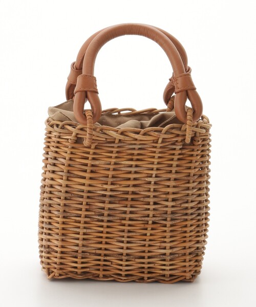 &Bridge(アンドブリッジ)の「cachellier(カシェリエ) 四角かごバッグ(BE)(ハンドバッグ・レディース・ナチュラル・99)」の2枚目の写真