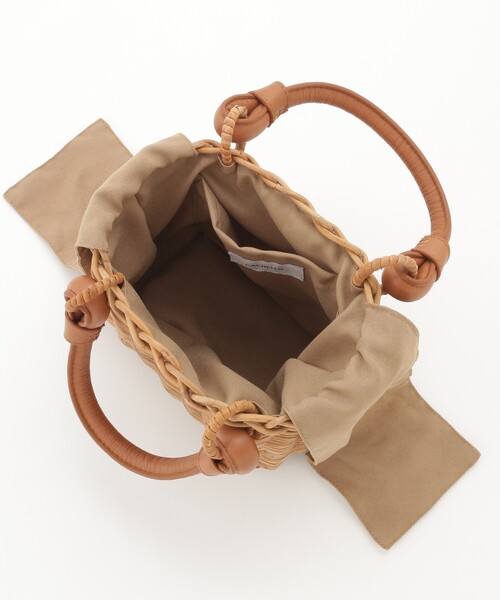 &Bridge(アンドブリッジ)の「cachellier(カシェリエ) 四角かごバッグ(BE)(ハンドバッグ・レディース・ナチュラル・99)」の4枚目の写真