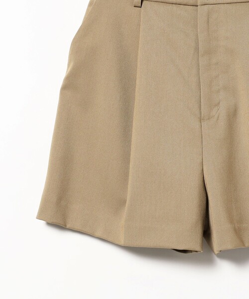 Ray BEAMS(レイビームス)の「Ray BEAMS / 1タック ショートパンツ(その他パンツ・レディース・ブラック/ベージュ・1/0)」の10枚目の写真