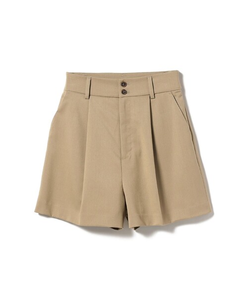 Ray BEAMS(レイビームス)の「Ray BEAMS / 1タック ショートパンツ(その他パンツ・レディース・ブラック/ベージュ・1/0)」の21枚目の写真