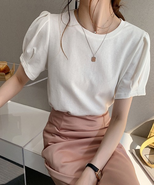 Miniministore(ミニミニストア)の「Tシャツ レディーストップス 半袖(Tシャツ/カットソー・レディース・ブラック/ホワイト・M)」の2枚目の写真
