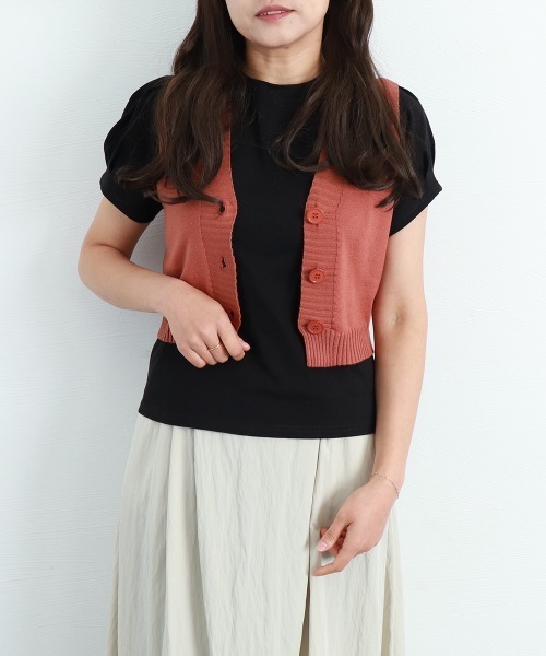 Miniministore(ミニミニストア)の「Tシャツ レディーストップス 半袖(Tシャツ/カットソー・レディース・ブラック/ホワイト・M)」の3枚目の写真