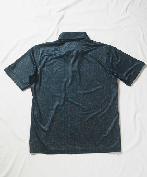 UNION STATION（ユニオンステーション）の「総柄プリントポロシャツ（ポロシャツ・メンズ・ネイビー/ブルー・L/M/LL）」の8枚目の写真