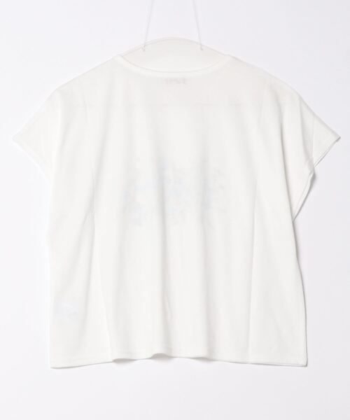 flower（フラワー）の「ペインティングフラワーティーズ（Tシャツ/カットソー・レディース・ホワイト・FREE）」の2枚目の写真