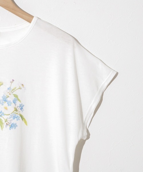 flower（フラワー）の「ペインティングフラワーティーズ（Tシャツ/カットソー・レディース・ホワイト・FREE）」の17枚目の写真
