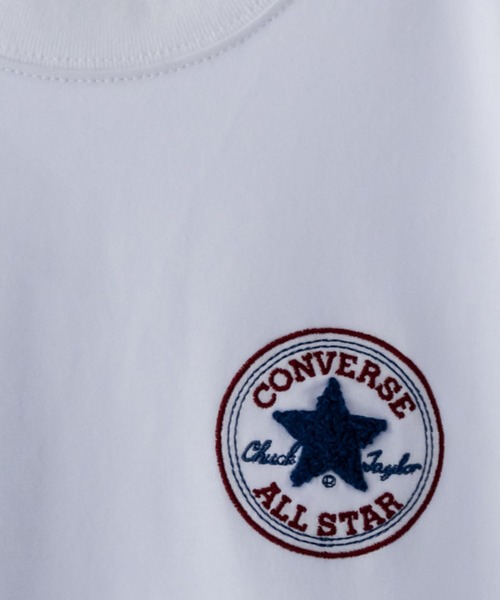 CONVERSE(コンバース)の「CONVERSE COOLMAX ワンポイント刺繍Tee(Tシャツ/カットソー・メンズ・グレー/ブラック/ネイビー/ホワイト・M/L/XL)」の13枚目の写真