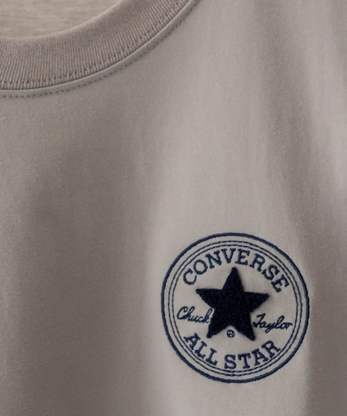 CONVERSE(コンバース)の「CONVERSE COOLMAX ワンポイント刺繍Tee(Tシャツ/カットソー・メンズ・グレー/ブラック/ネイビー/ホワイト・M/L/XL)」の15枚目の写真