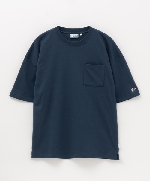 DISCUS（ディスカス）の「DISCUS-COOLMAX冷感Tシャツ（Tシャツ/カットソー・メンズ・ホワイト/グレー/ブラック/ブルーグリーン/チャコールグレー/ベージュ/ネイビー/ピンク・M/L/XL）」の7枚目の写真