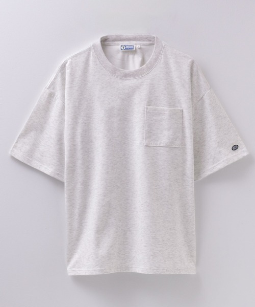 DISCUS（ディスカス）の「DISCUS-COOLMAX冷感Tシャツ（Tシャツ/カットソー・メンズ・ホワイト/グレー/ブラック/ブルーグリーン/チャコールグレー/ベージュ/ネイビー/ピンク・M/L/XL）」の5枚目の写真