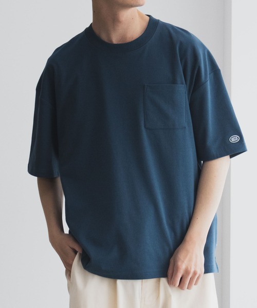 DISCUS（ディスカス）の「DISCUS-COOLMAX冷感Tシャツ（Tシャツ/カットソー・メンズ・ホワイト/グレー/ブラック/ブルーグリーン/チャコールグレー/ベージュ/ネイビー/ピンク・M/L/XL）」の17枚目の写真