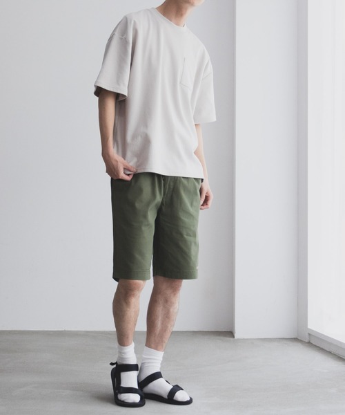 DISCUS（ディスカス）の「DISCUS-COOLMAX冷感Tシャツ（Tシャツ/カットソー・メンズ・ホワイト/グレー/ブラック/ブルーグリーン/チャコールグレー/ベージュ/ネイビー/ピンク・M/L/XL）」の18枚目の写真