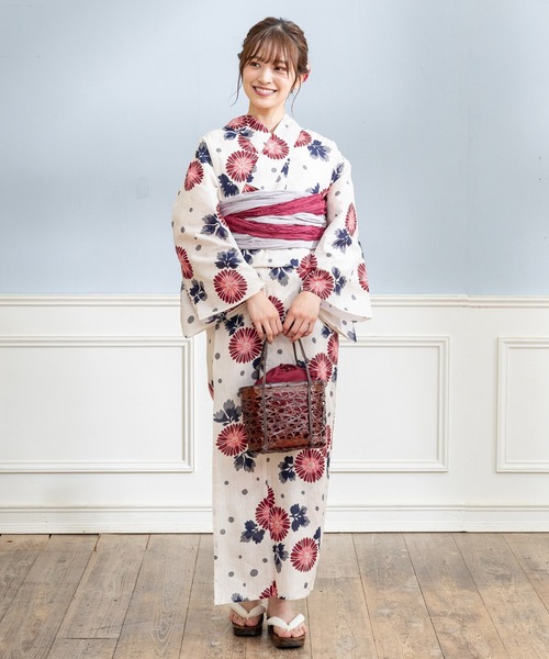 Honeys(ハニーズ)の「兵児帯のみ(浴衣)(浴衣・レディース・マスタード/ローズ系/ボルドー/ライトブラウン・F)」の5枚目の写真