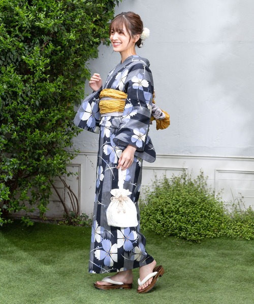 Honeys(ハニーズ)の「兵児帯のみ(浴衣)(浴衣・レディース・マスタード/ローズ系/ボルドー/ライトブラウン・F)」の13枚目の写真