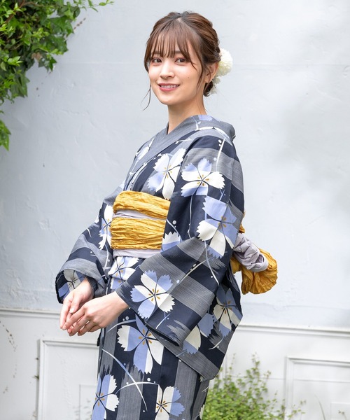 Honeys(ハニーズ)の「兵児帯のみ(浴衣)(浴衣・レディース・マスタード/ローズ系/ボルドー/ライトブラウン・F)」の14枚目の写真