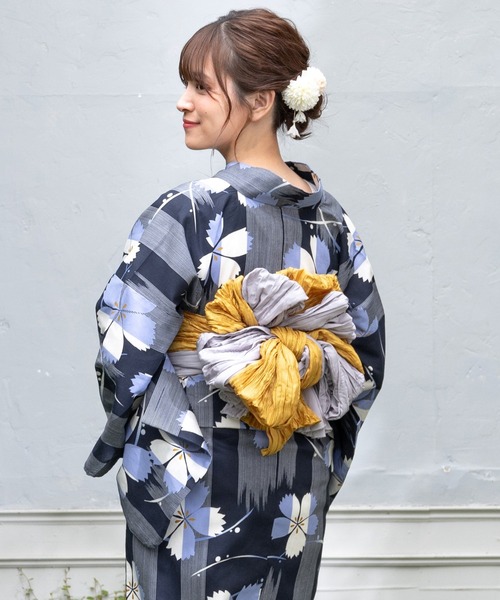 Honeys(ハニーズ)の「兵児帯のみ(浴衣)(浴衣・レディース・マスタード/ローズ系/ボルドー/ライトブラウン・F)」の15枚目の写真