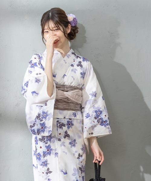 Honeys(ハニーズ)の「兵児帯のみ(浴衣)(浴衣・レディース・マスタード/ローズ系/ボルドー/ライトブラウン・F)」の17枚目の写真