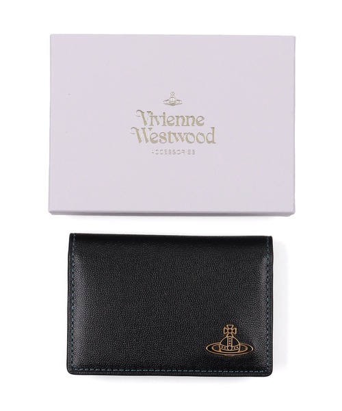 VivienneWestwood ヴィヴィアンウエストウッド ファスナー 名刺入 Vivienne Westwood 【名入れ】Vivienne ヴィヴィアンウエスト