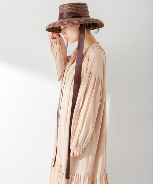 URBAN RESEARCH Sonny Label(アーバンリサーチサニーレーベル)の「エアリーコットンシフリーボイルワンピース(ワンピース・レディース・ブルー/ベージュ/ブラック・FREE)」の14枚目の写真