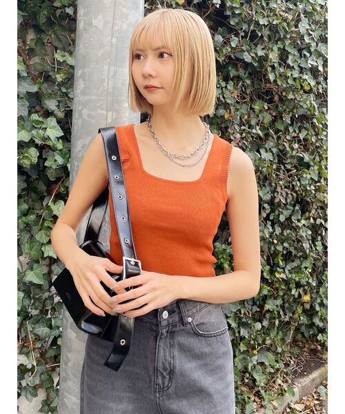 MURUA（ムルーア）の「ワイドチェーンネックレス（ネックレス・レディース・シルバー/ゴールド・FREE）」の21枚目の写真