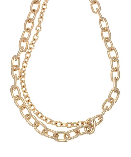 MURUA（ムルーア）の「ワイドチェーンネックレス（ネックレス・レディース・シルバー/ゴールド・FREE）」の10枚目の写真