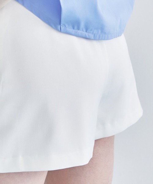 REDYAZEL（レディアゼル）の「【セットアップ着用可能】ラメストライプラップミニスカパン（その他パンツ・レディース・サックスブルー/ミント/グレー/オフホワイト・FREE）」の11枚目の写真