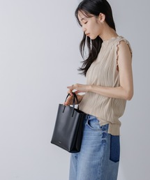 NANO universe（ナノユニバース）の「ウェーブリップルカットノースリーブトップス(セットアップ可)（Tシャツ/カットソー）」