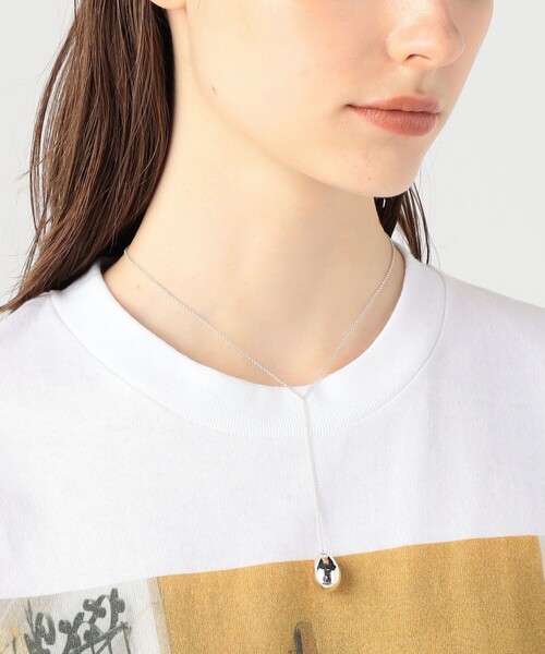 PLOW（プラウ）の「■PLOW ドロップライン ネックレス（ネックレス・レディース・シルバー・FREE）」の2枚目の写真