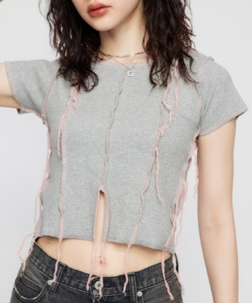 THREAD DROOP トップス（Tシャツ/カットソー）｜LAGUA GEM（ラグアジェム）