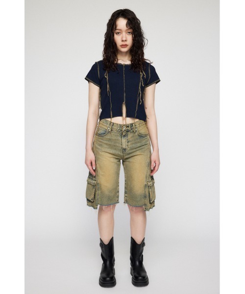 LAGUA GEM(ラグアジェム)の「THREAD DROOP トップス(Tシャツ/カットソー・レディース・ブラック/ネイビー/グレー/ブラウン・FREE)」の15枚目の写真