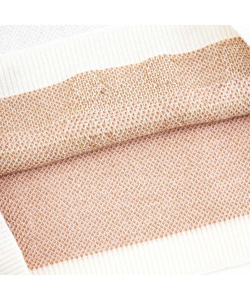 KP(ケーピー)の「うさぎ&ネコニットベスト(90~150)(ニット/セーター・キッズ・オフホワイト/ピンク・90cm/100cm/110cm/120cm/130cm/140cm/150cm)」の10枚目の写真